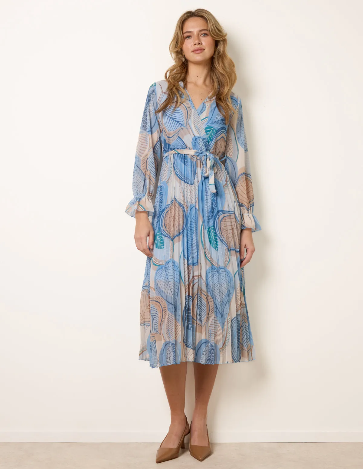 Crossover Pleated Dress sold by Blue Vanilla product image thumbnail 2