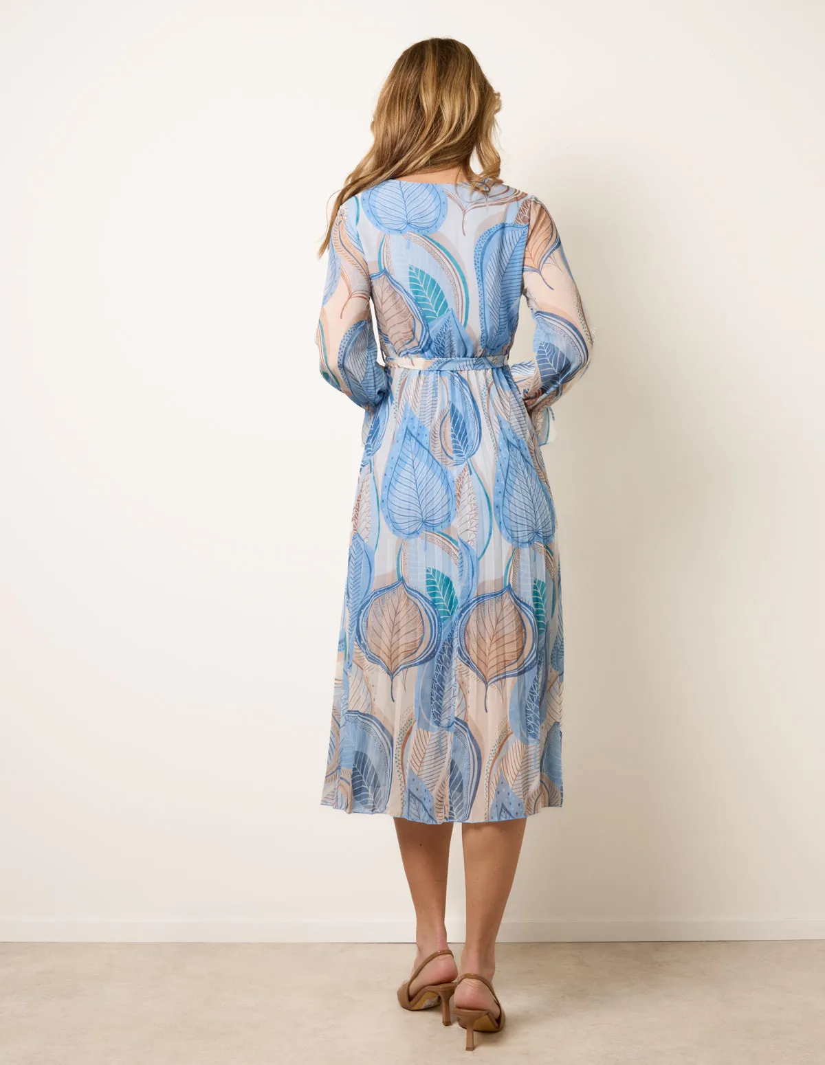 Crossover Pleated Dress sold by Blue Vanilla product image thumbnail 4