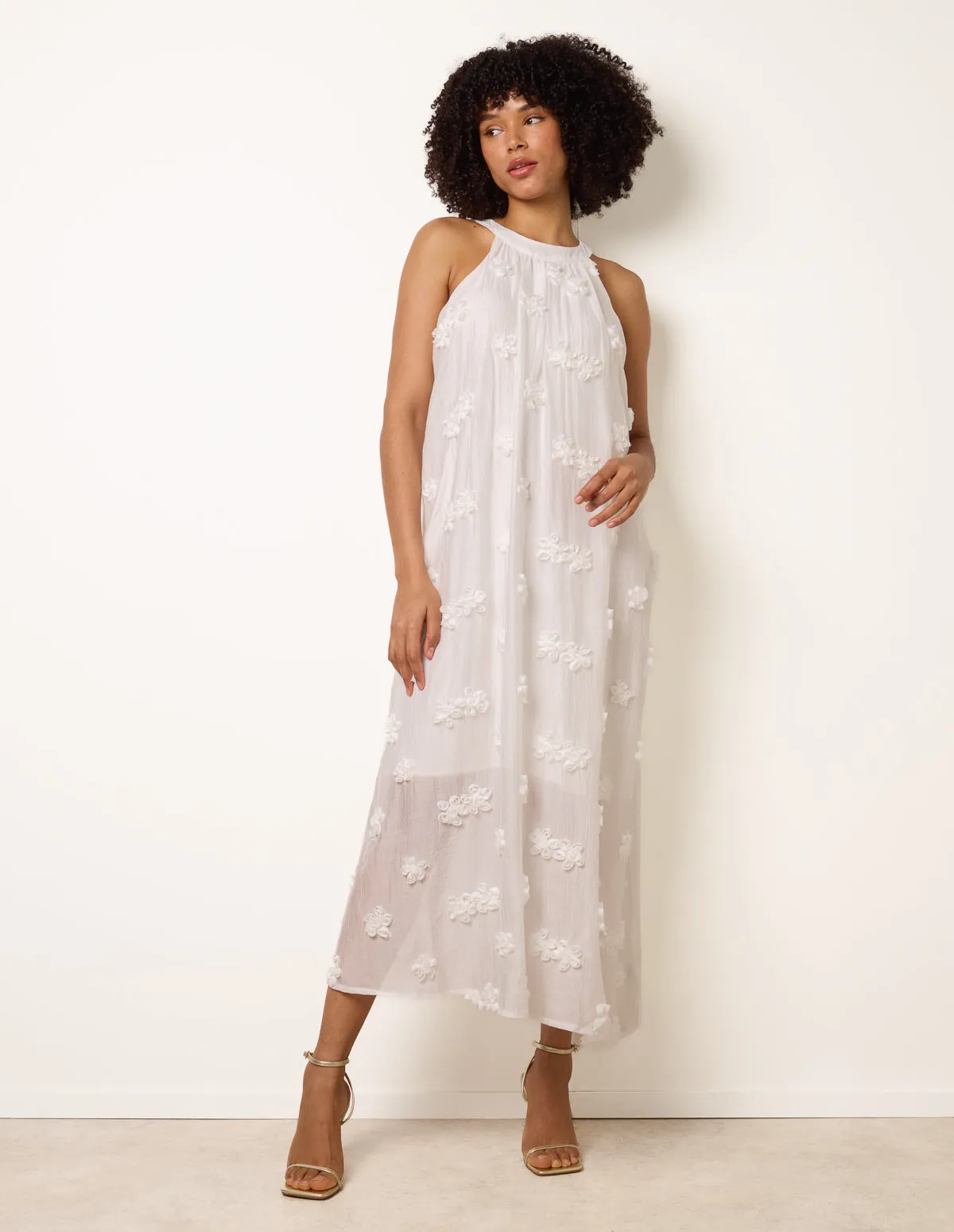 3D Floral Dress sold by Blue Vanilla product image thumbnail 3