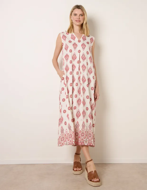 Floral Print A Line Dress made by Blue Vanilla