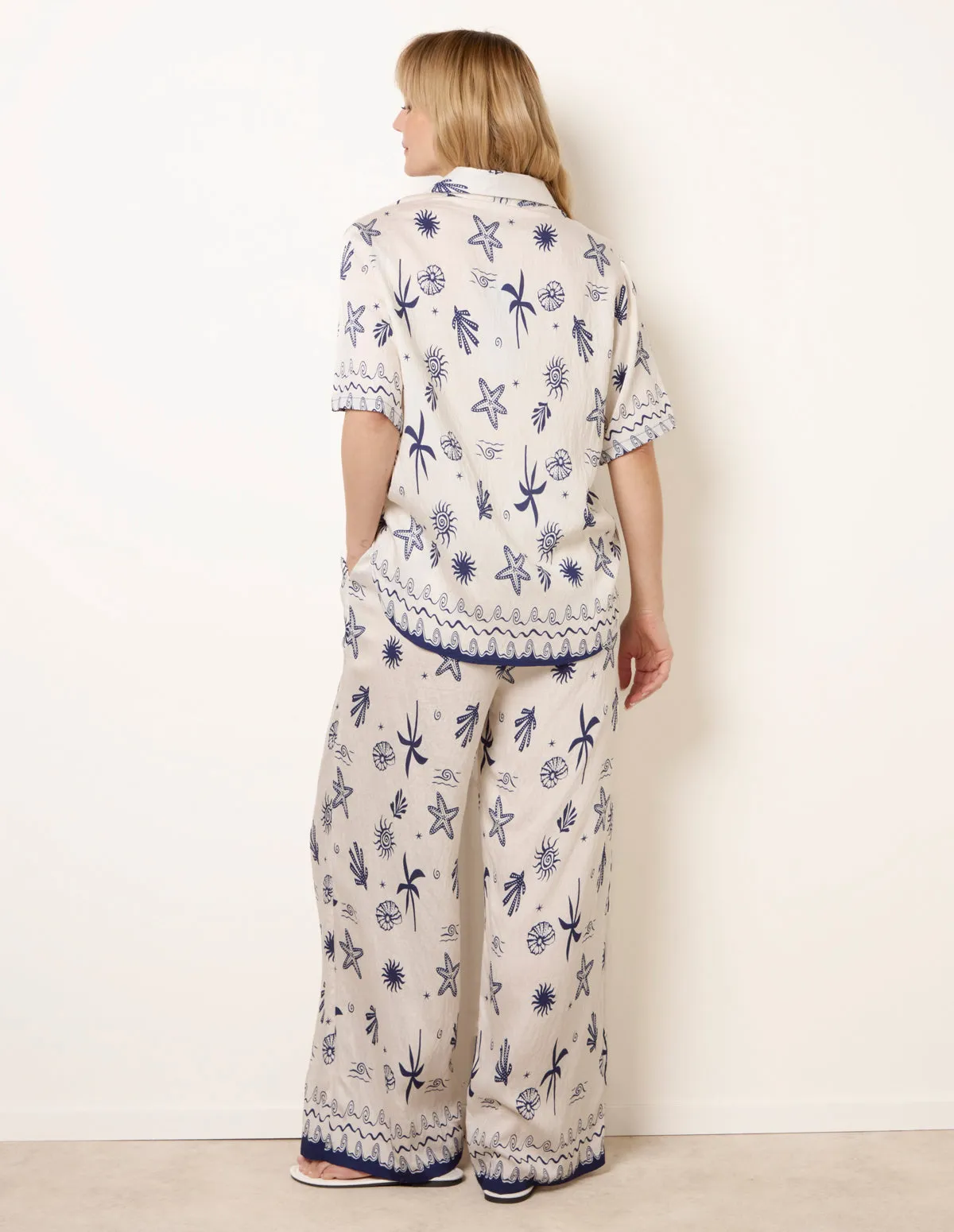 Co-Ord Set With Marine-Inspired Print sold by Blue Vanilla product image thumbnail 4