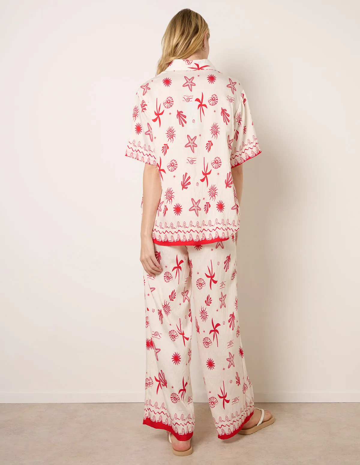 Co-Ord Set With Marine-Inspired Print sold by Blue Vanilla product image thumbnail 4