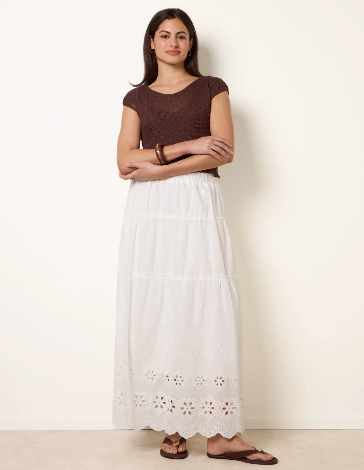 Crochet Detailed Maxi Skirt sold by Blue Vanilla product image thumbnail 2