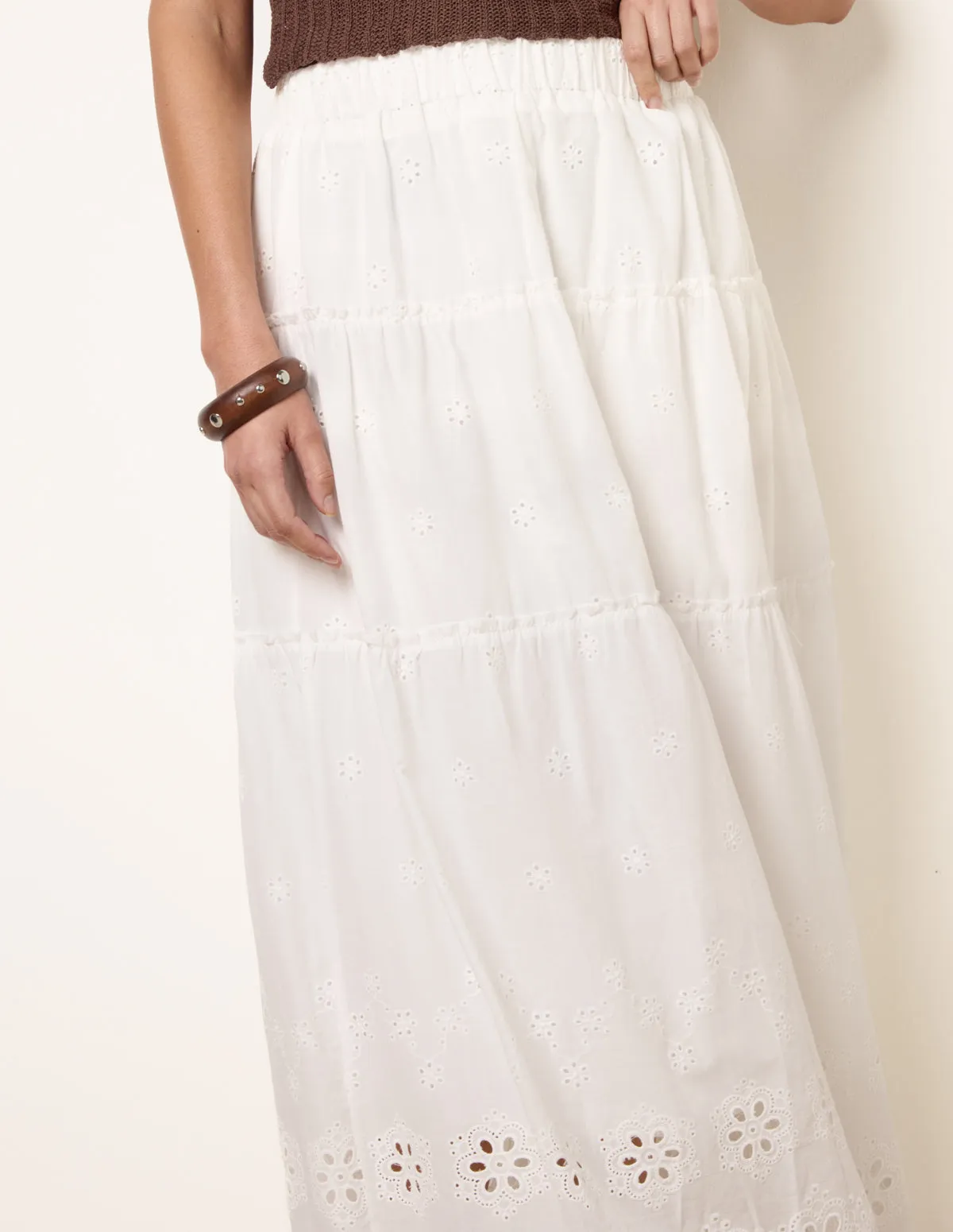 Crochet Detailed Maxi Skirt sold by Blue Vanilla product image thumbnail 3