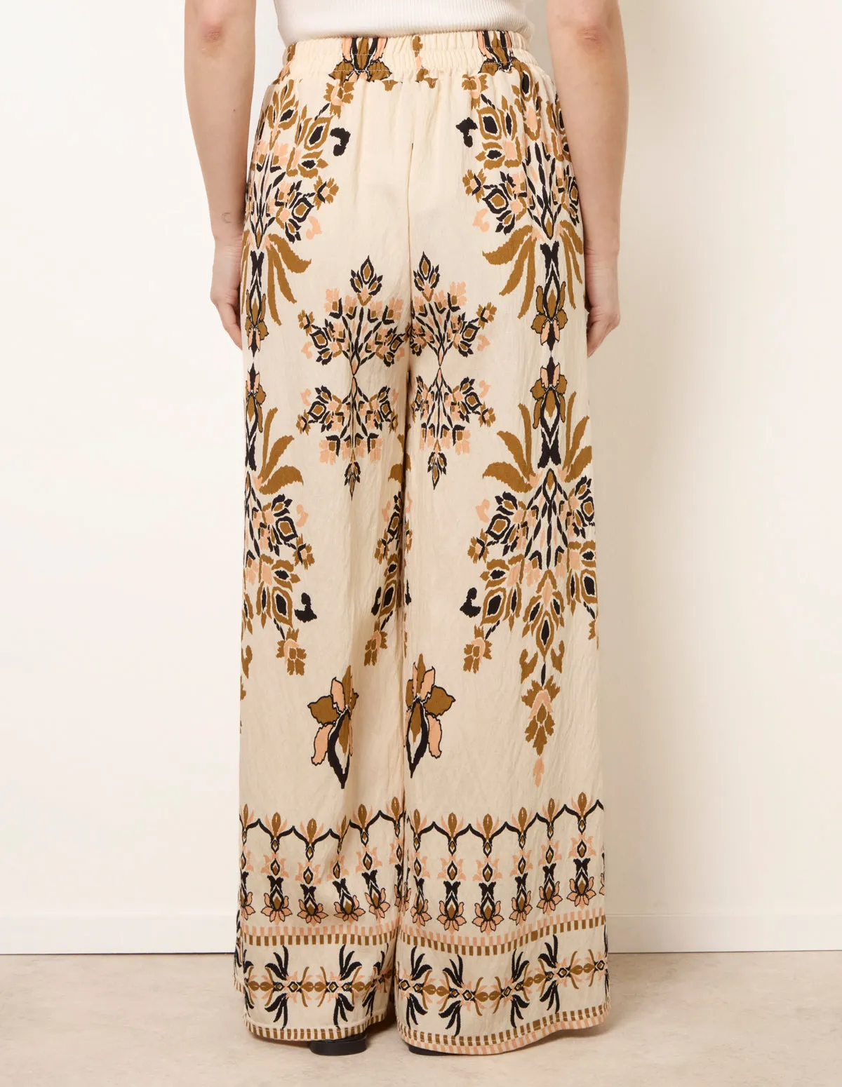 Drawstring Waist Wide Leg Pants sold by Blue Vanilla product image thumbnail 4