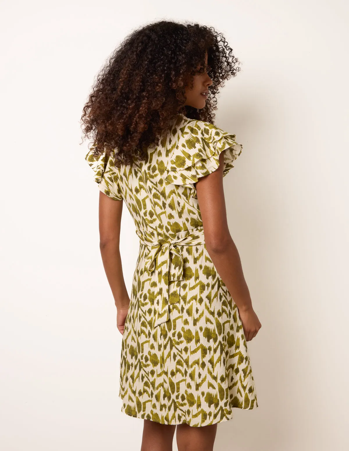 Angel Sleeve Mini Dress sold by Blue Vanilla product image thumbnail 4