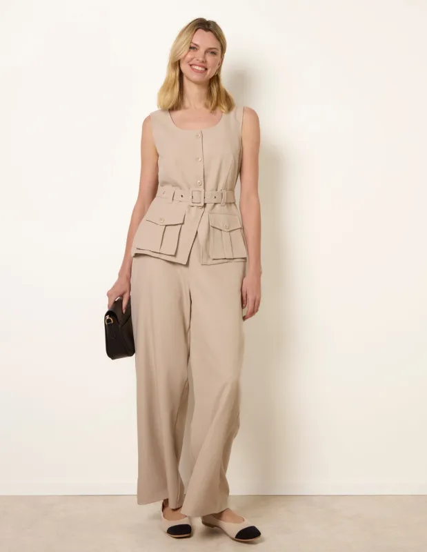 Tailored Pocket Two-Piece Co-Ord Set made by Blue Vanilla