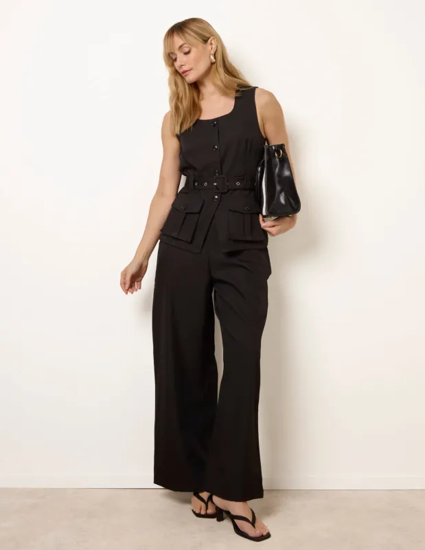 Tailored Pocket Two-Piece Co-Ord Set made by Blue Vanilla