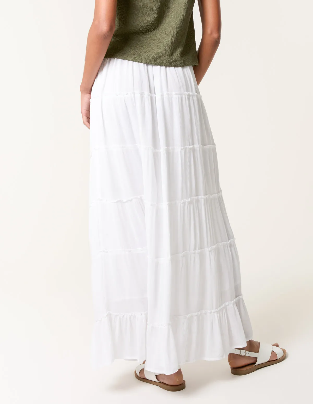 Tiered Maxi Skirt sold by Blue Vanilla product image thumbnail 4