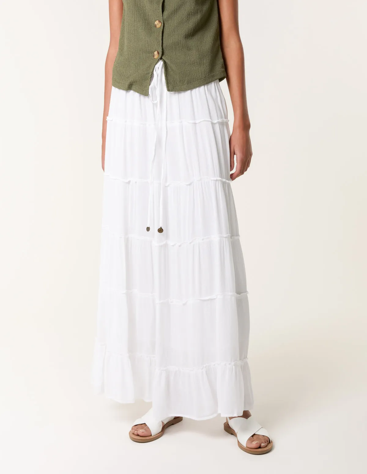 Tiered Maxi Skirt sold by Blue Vanilla product image thumbnail 3
