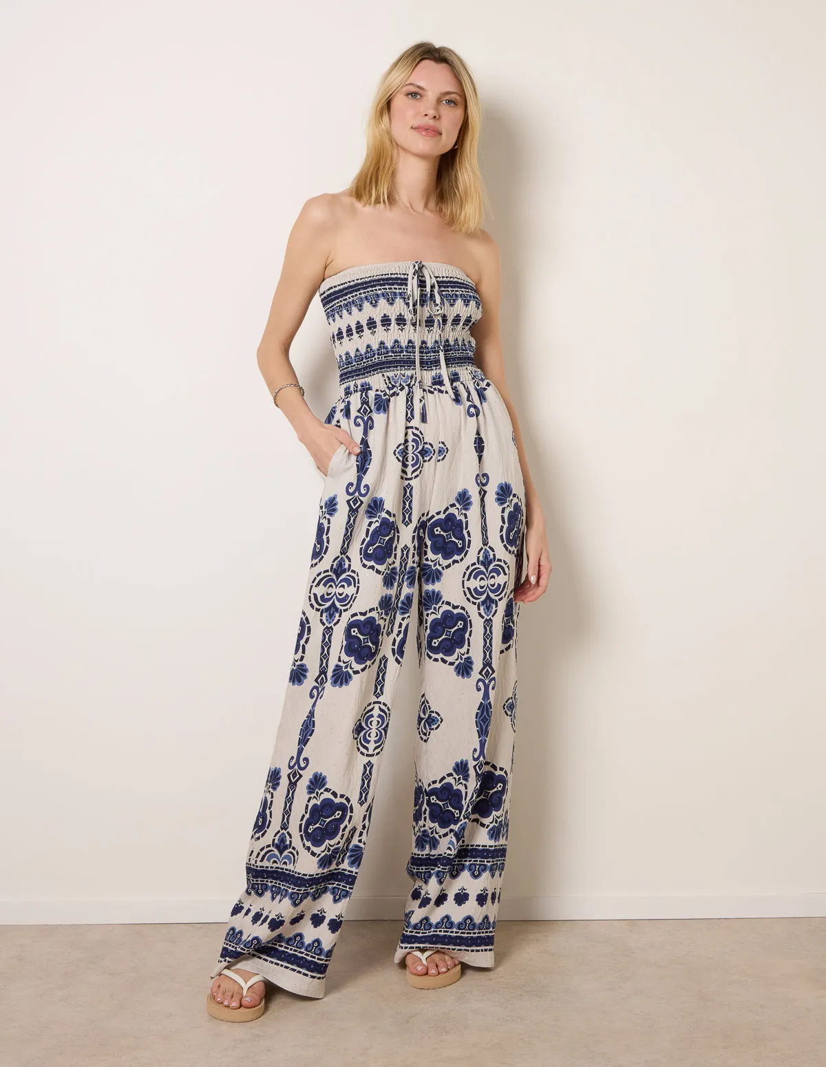 Tribal Print Jumpsuit sold by Blue Vanilla product image thumbnail 3