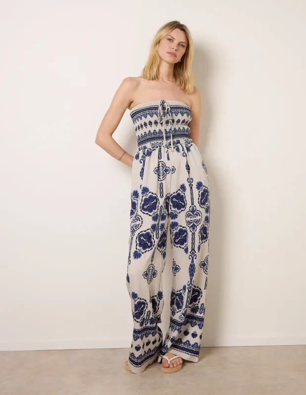 Tribal Print Jumpsuit made by Blue Vanilla