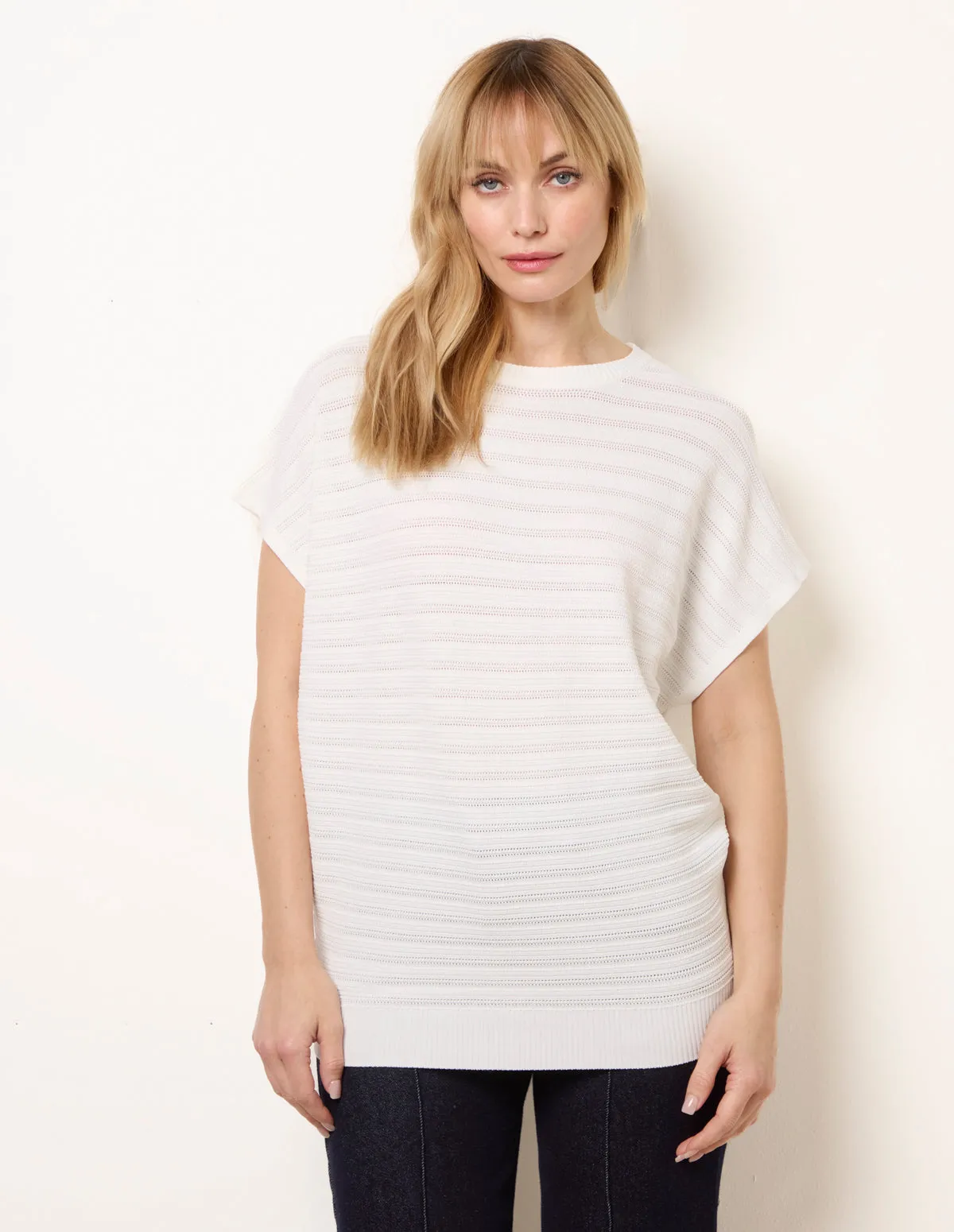 Textured Sleeveless Knit Top sold by Blue Vanilla