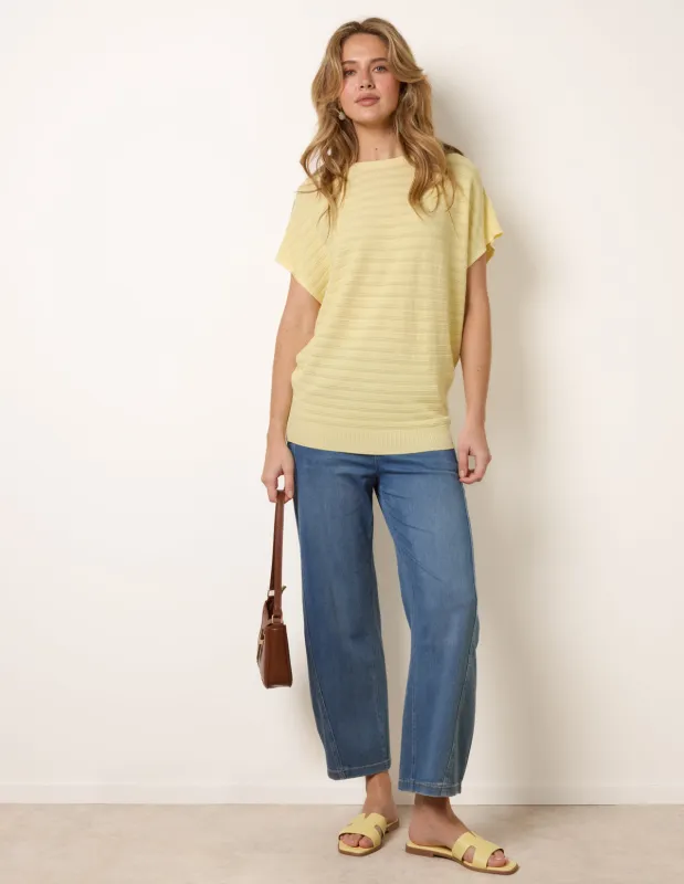 Textured Sleeveless Knit Top made by Blue Vanilla
