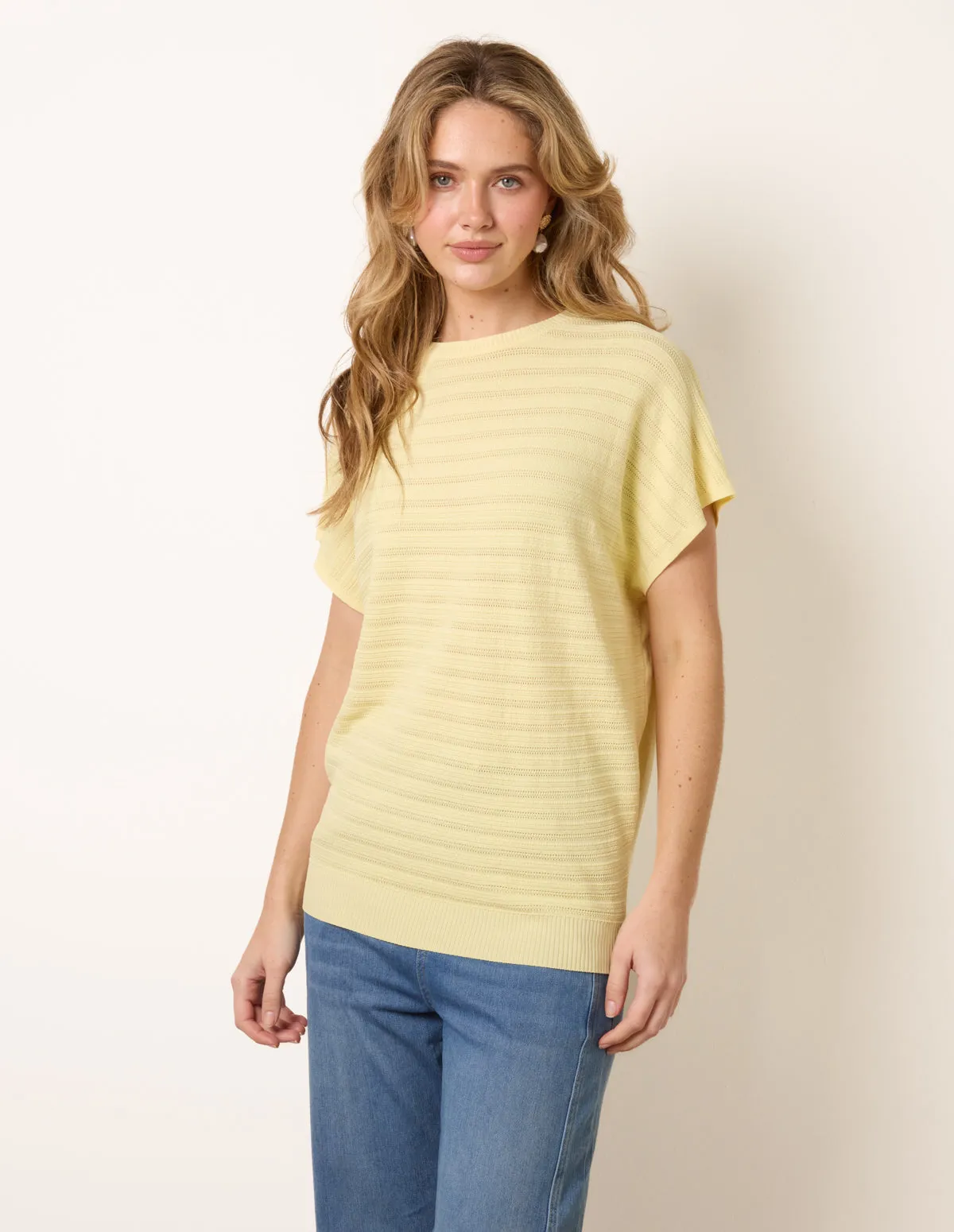 Textured Sleeveless Knit Top sold by Blue Vanilla product image thumbnail 2