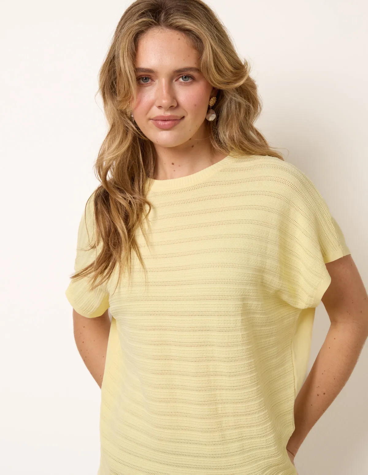 Textured Sleeveless Knit Top sold by Blue Vanilla product image thumbnail 3