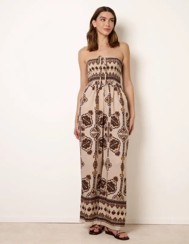 Tribal Print Jumpsuit made by Blue Vanilla