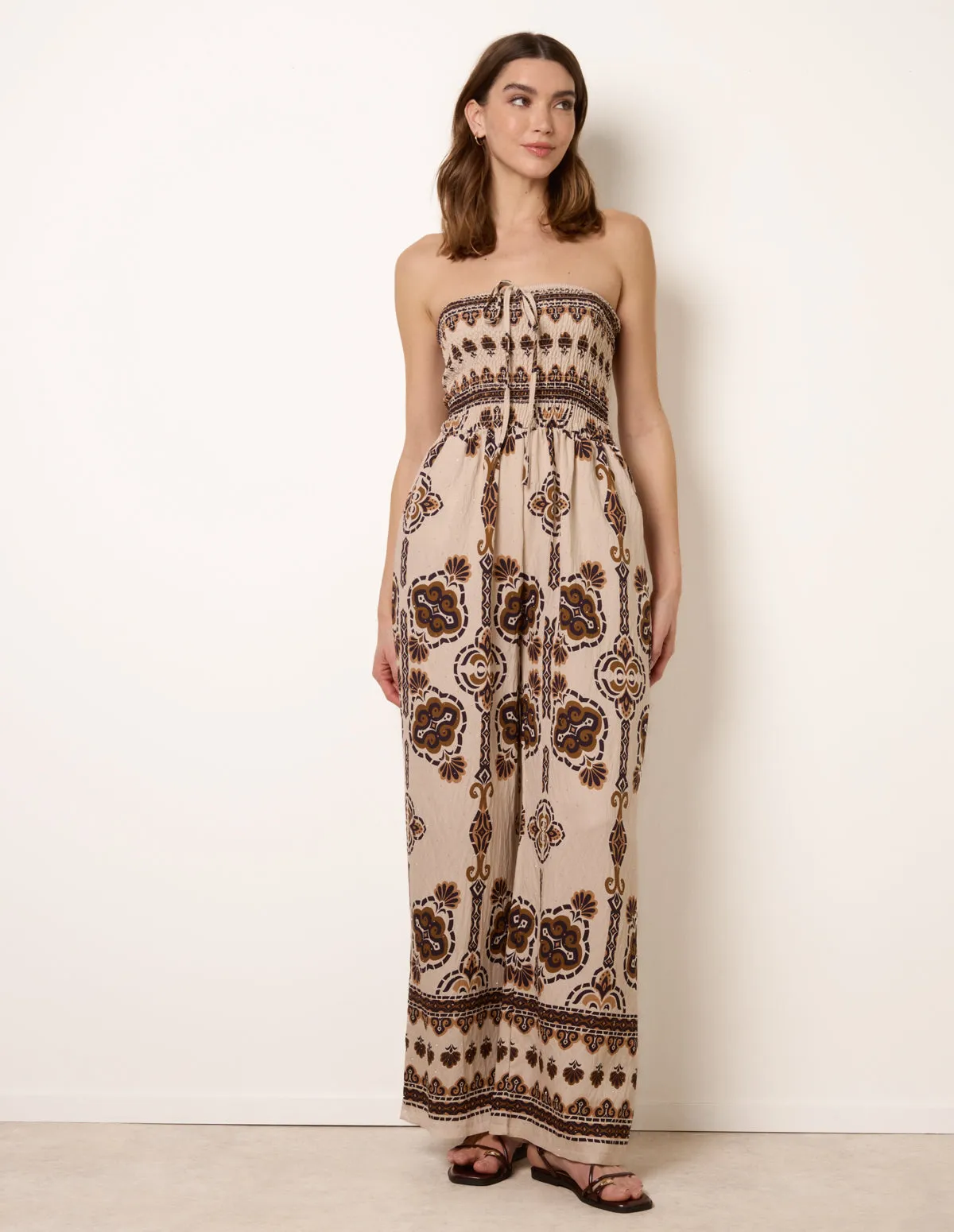 Tribal Print Jumpsuit sold by Blue Vanilla