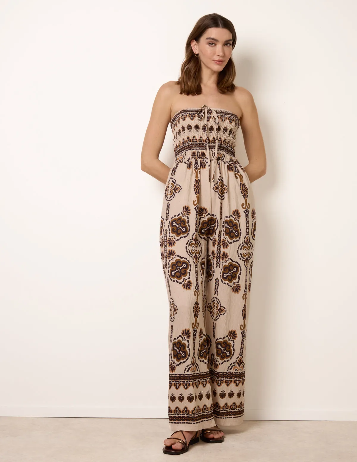 Tribal Print Jumpsuit sold by Blue Vanilla product image thumbnail 2