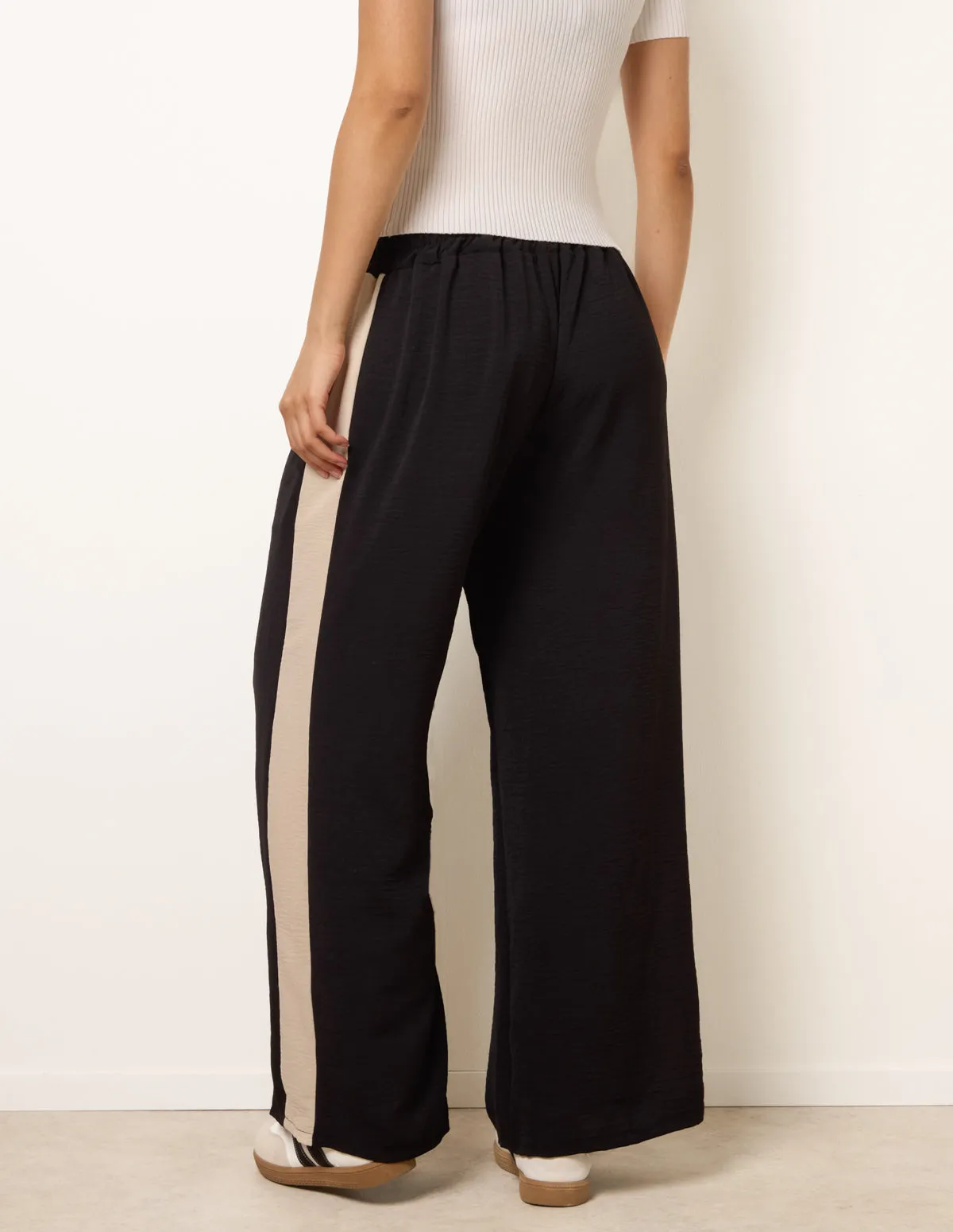 Side Stripe Elasticated Waist Trousers sold by Blue Vanilla product image thumbnail 4