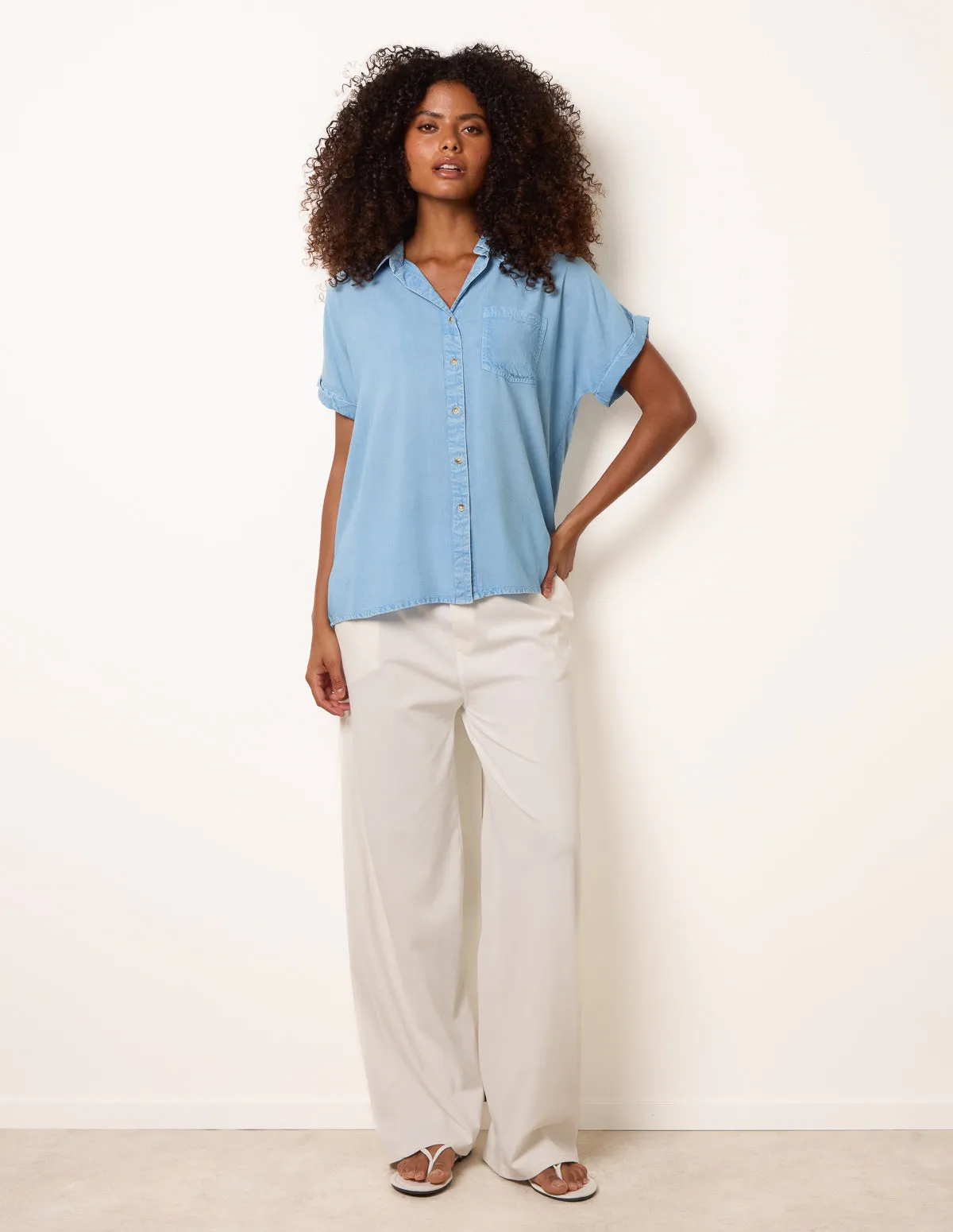 Button Front Shirt sold by Blue Vanilla product image thumbnail 2