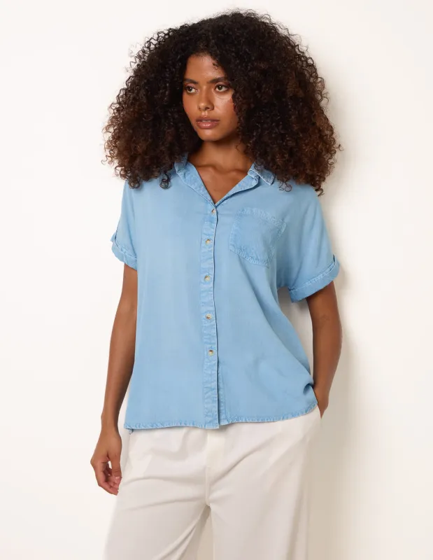 Button Front Shirt made by Blue Vanilla