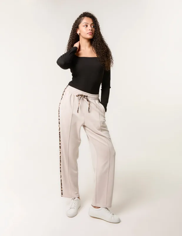 Leopard Side Stripe Jogger made by Blue Vanilla