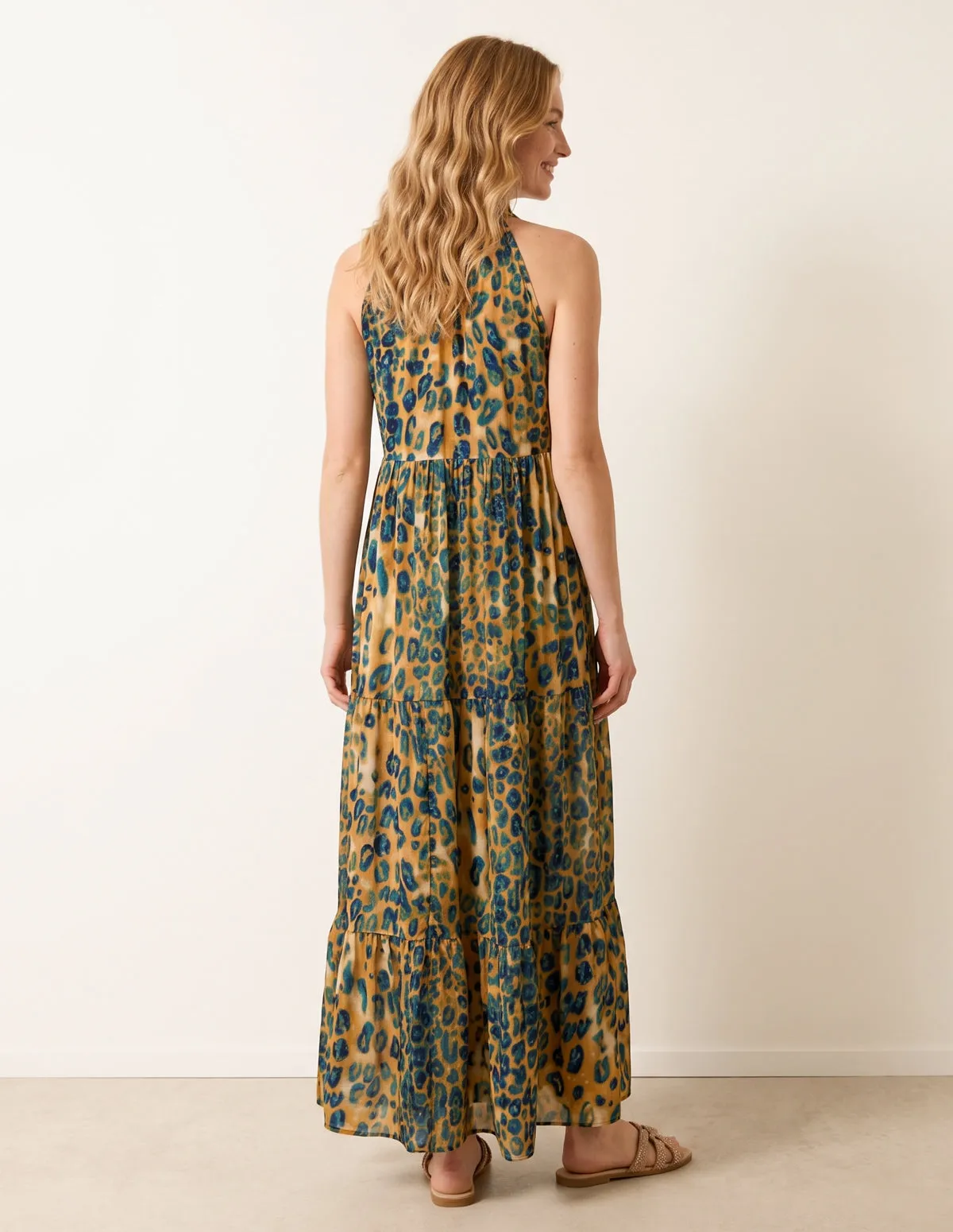 Diamante Tiered Tie Front Dress sold by Blue Vanilla product image thumbnail 4