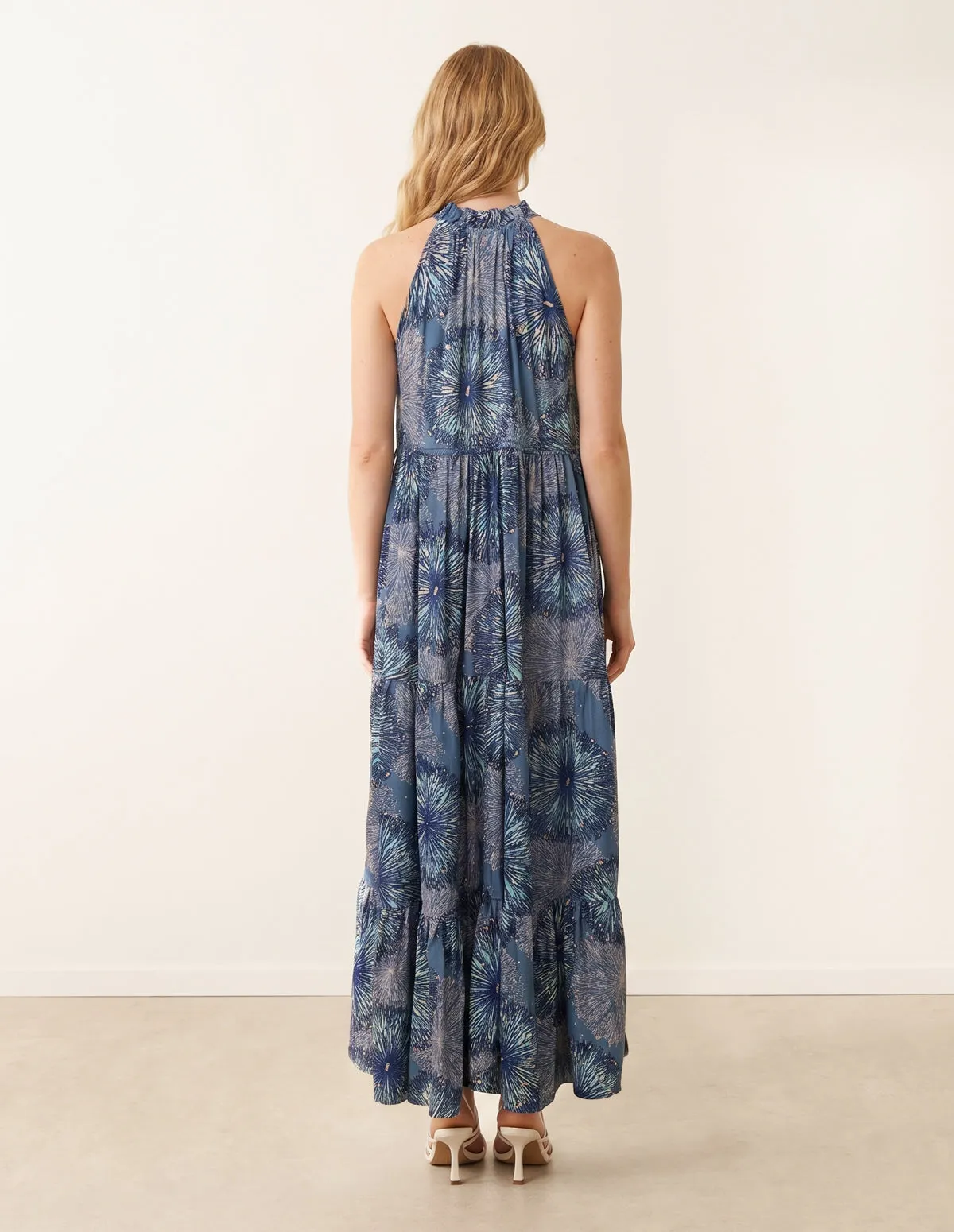 Tiered Tie Front Dress sold by Blue Vanilla product image thumbnail 4