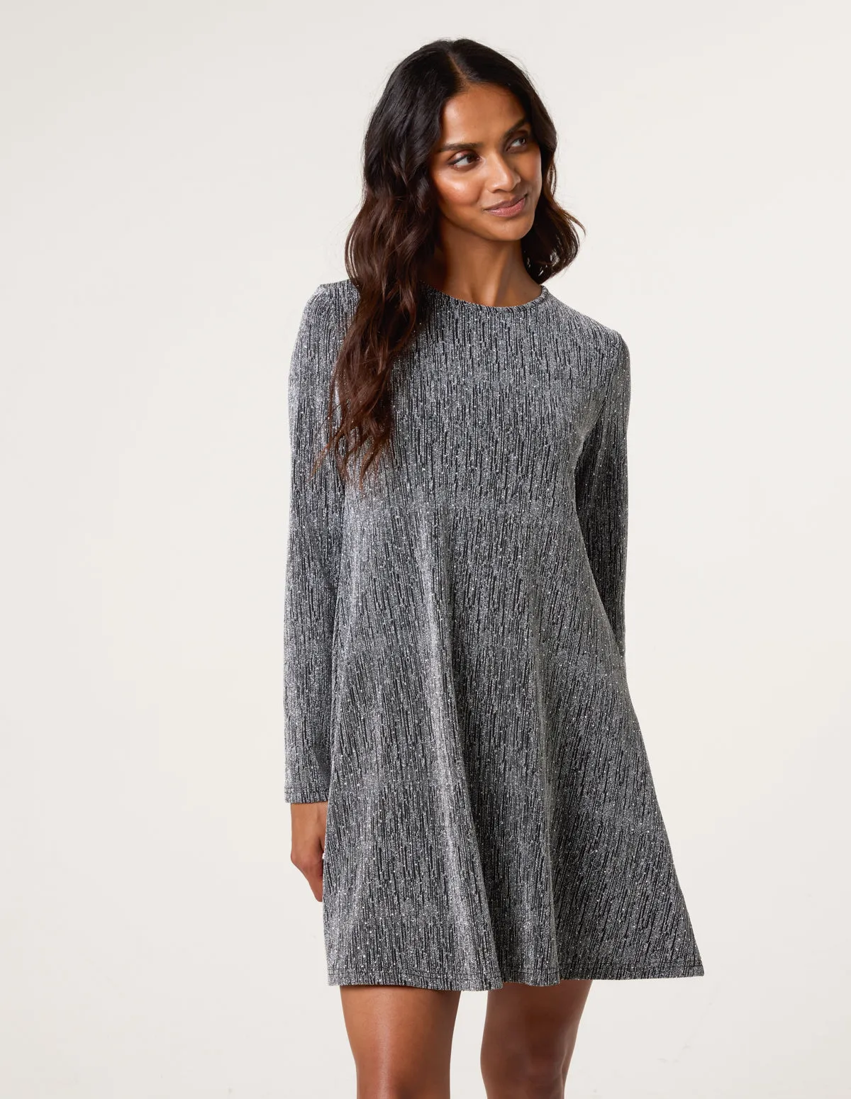 Metallic Diamante Swing Dress sold by Blue Vanilla