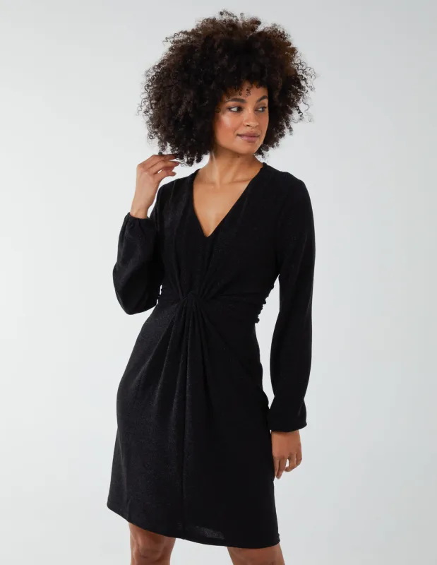 Metallic Tie Back Dress made by Blue Vanilla