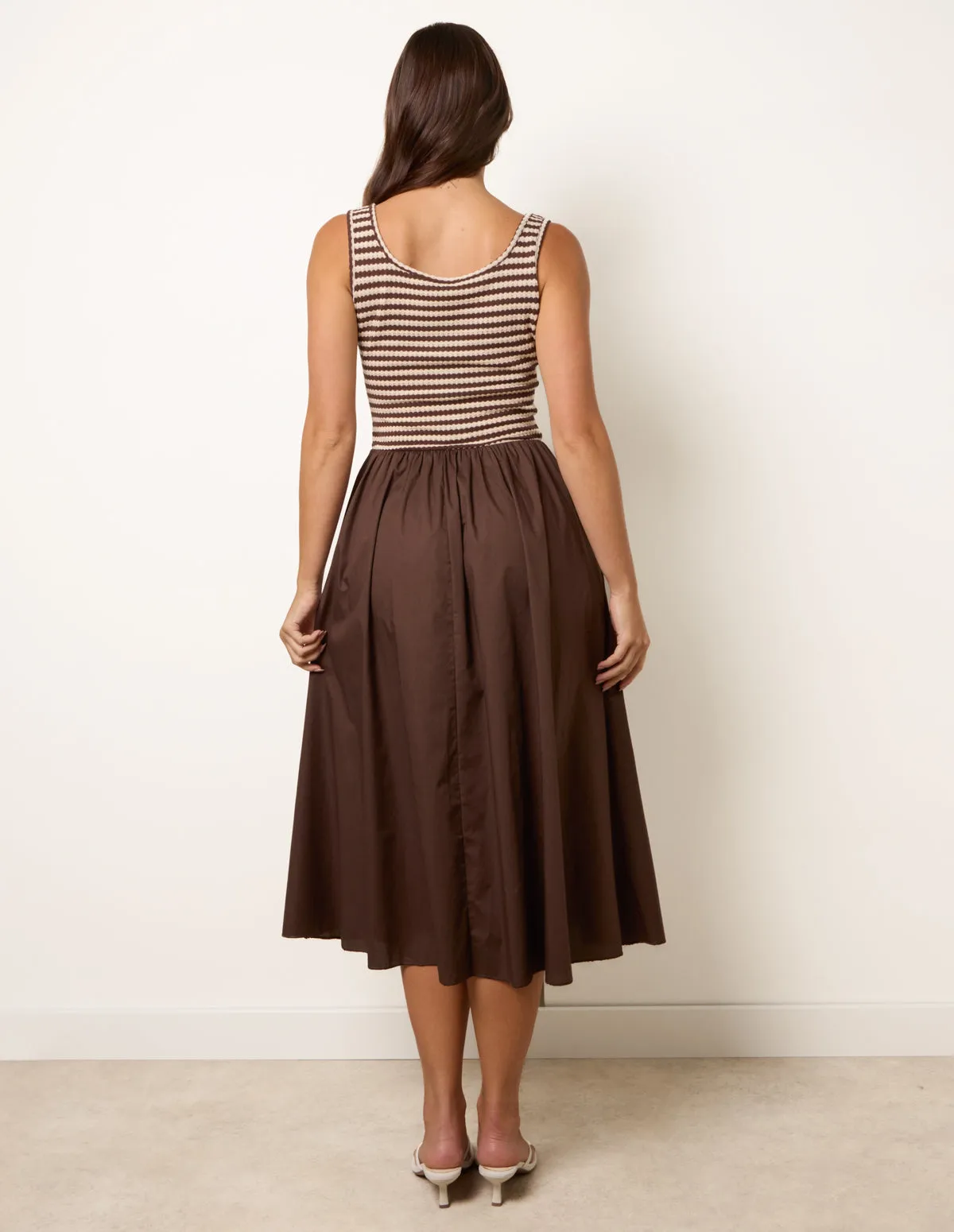 Knitted 2 In 1 Stripe Dress sold by Blue Vanilla product image thumbnail 4