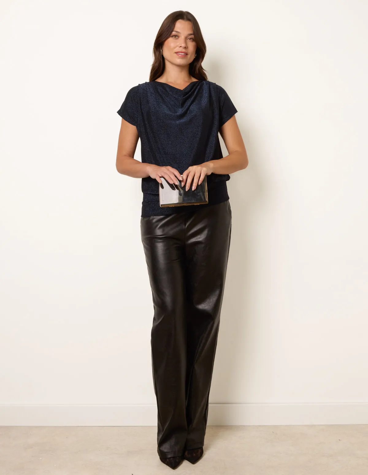 Cowl Neck Draped Top sold by Blue Vanilla product image thumbnail 2