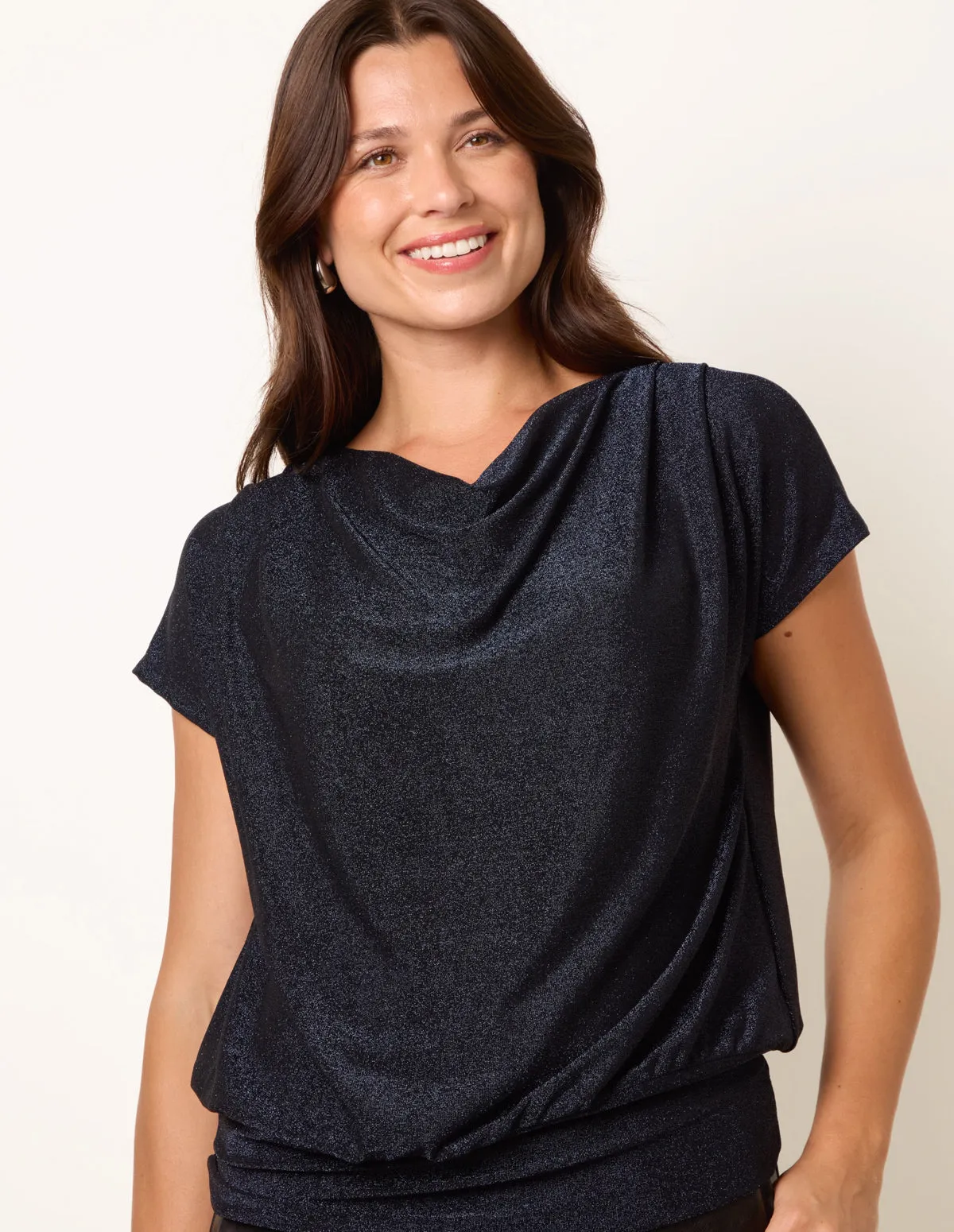 Cowl Neck Draped Top sold by Blue Vanilla product image thumbnail 3