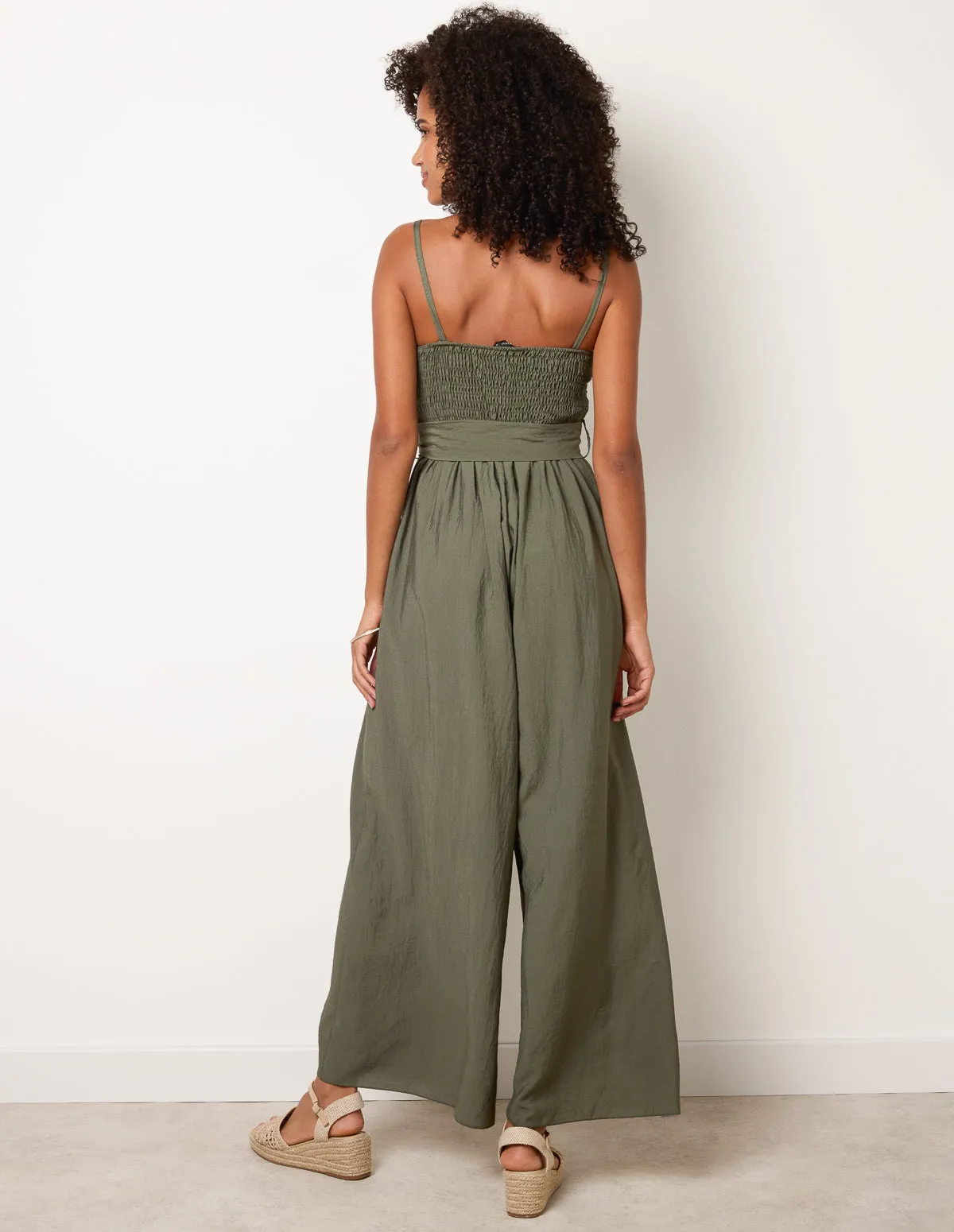 Gold Detailed Embroidered Stitching Jumpsuit sold by Blue Vanilla product image thumbnail 4