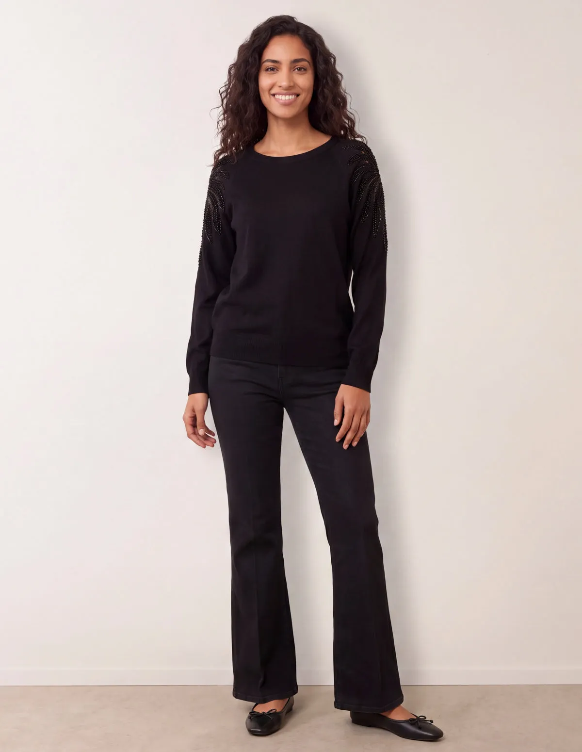 Embellished Sleeve Jumper sold by Blue Vanilla product image thumbnail 2