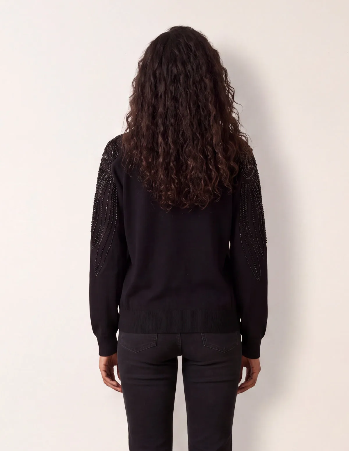 Embellished Sleeve Jumper sold by Blue Vanilla product image thumbnail 3