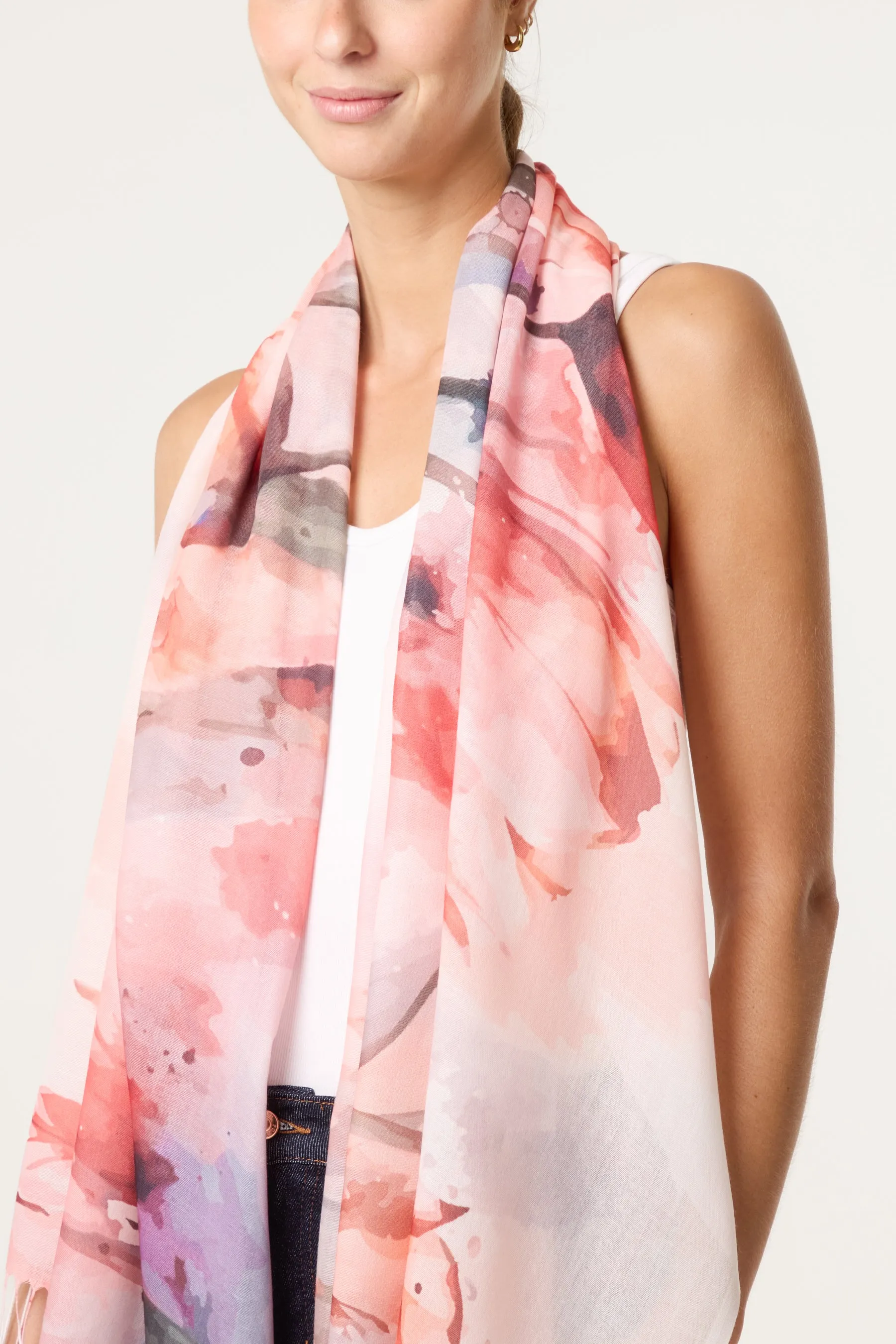 Floral Print Scarf sold by Blue Vanilla