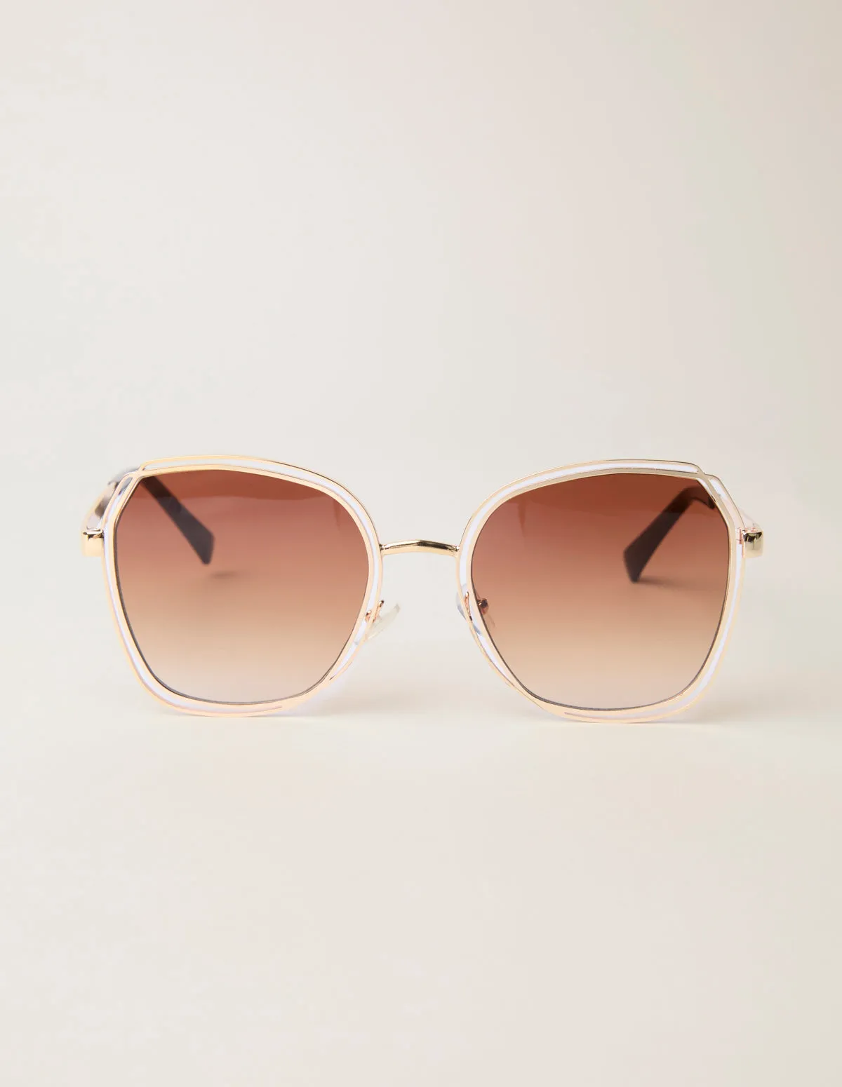 Gold Frame Oversized Sunglasses sold by Blue Vanilla product image thumbnail 2