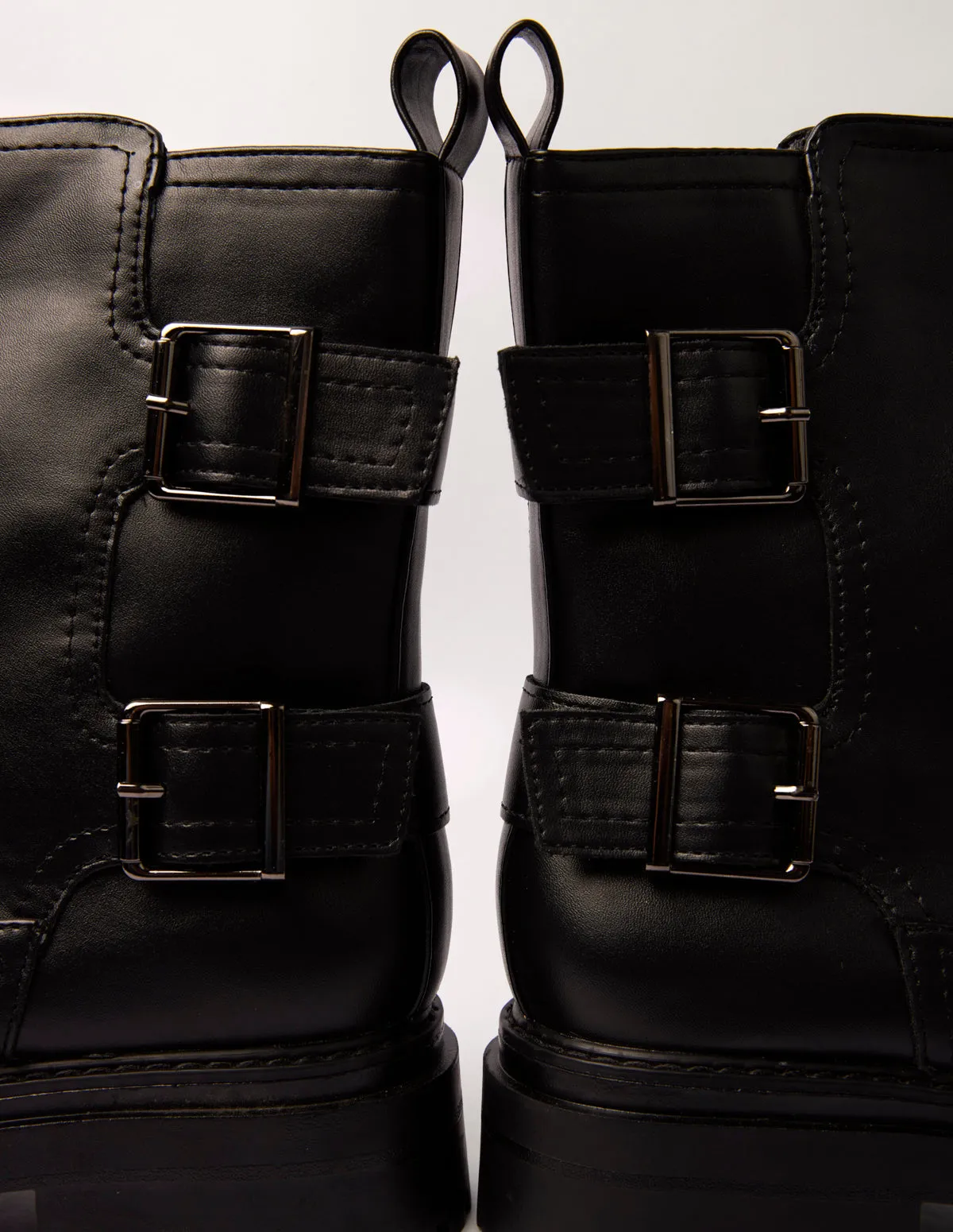 Chunky Double Buckle Boots sold by Blue Vanilla product image thumbnail 4