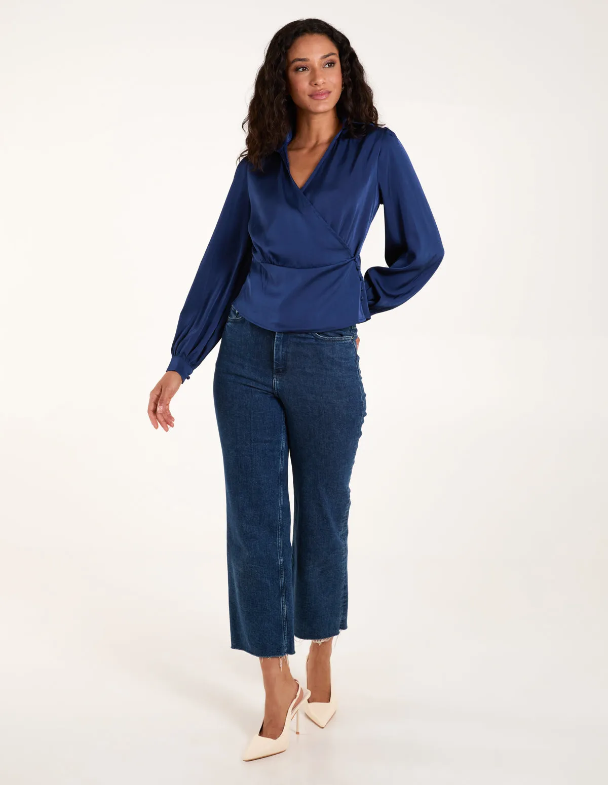 Wrap Shirt Top sold by Blue Vanilla product image thumbnail 3