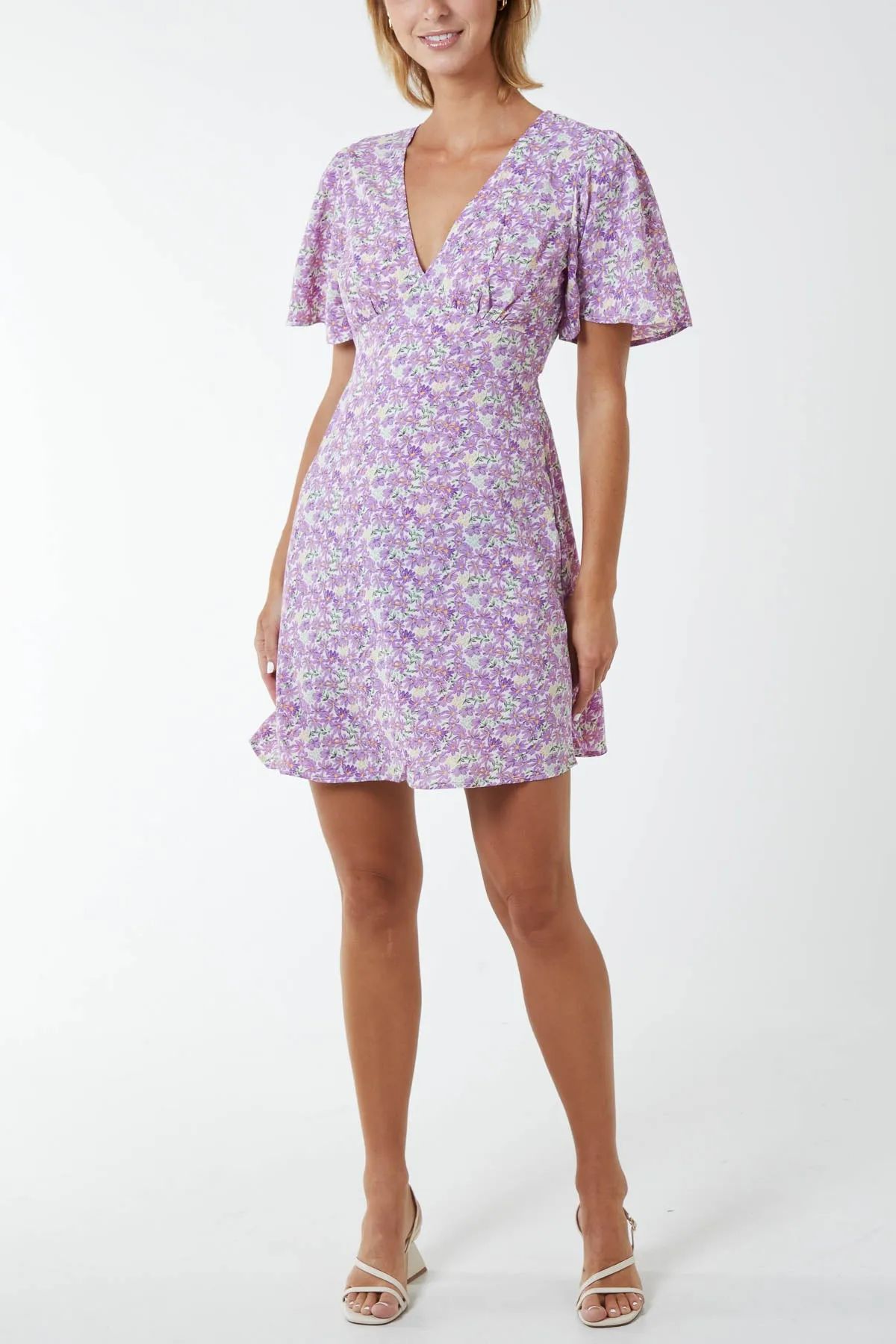 Angel Sleeve Mini Dress sold by Blue Vanilla product image thumbnail 2