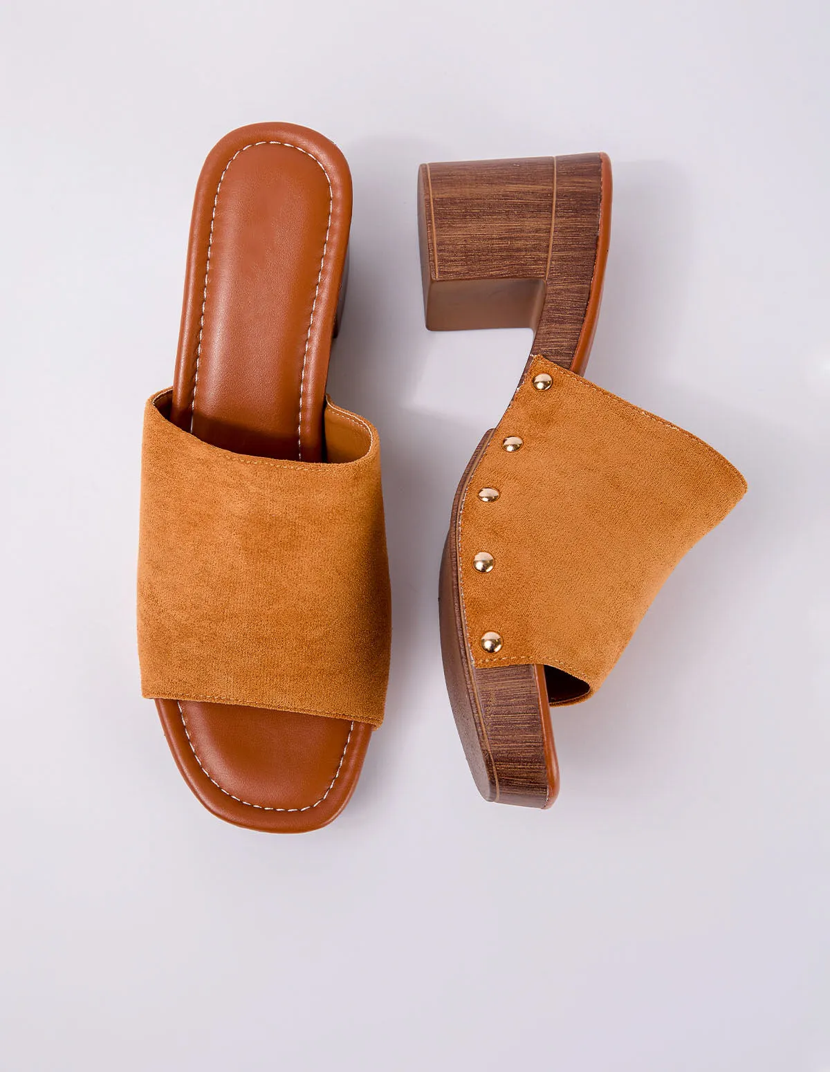 Slip On Heeled Clogs sold by Blue Vanilla product image thumbnail 3