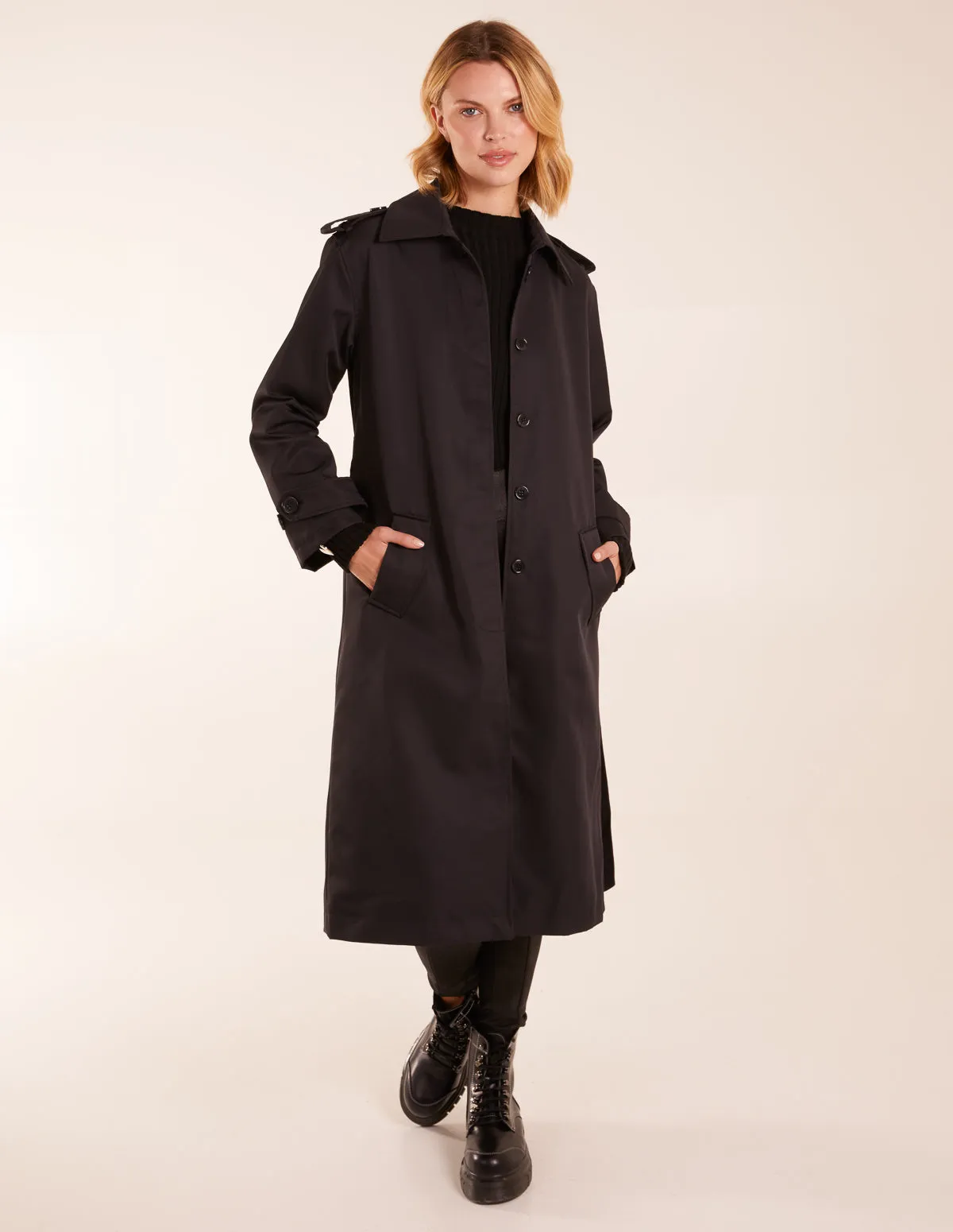 Longline Mac Coat sold by Blue Vanilla product image thumbnail 3
