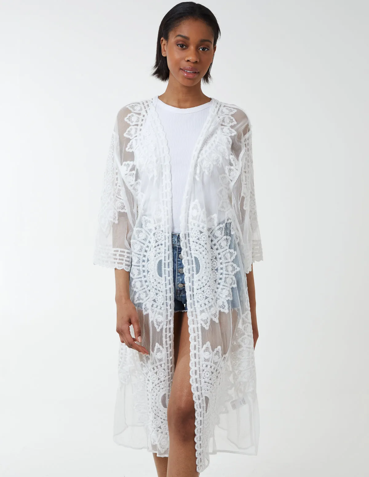 Boho Lace Kimono sold by Blue Vanilla