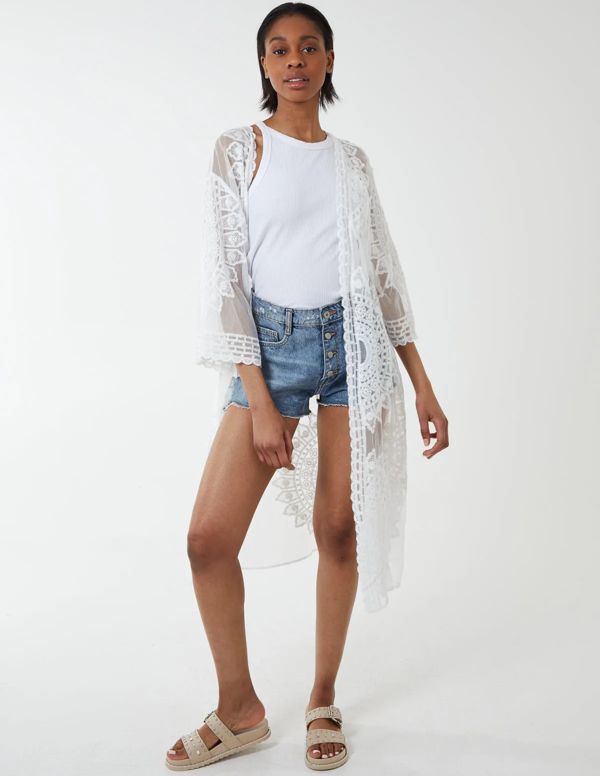 Boho Lace Kimono sold by Blue Vanilla product image thumbnail 2