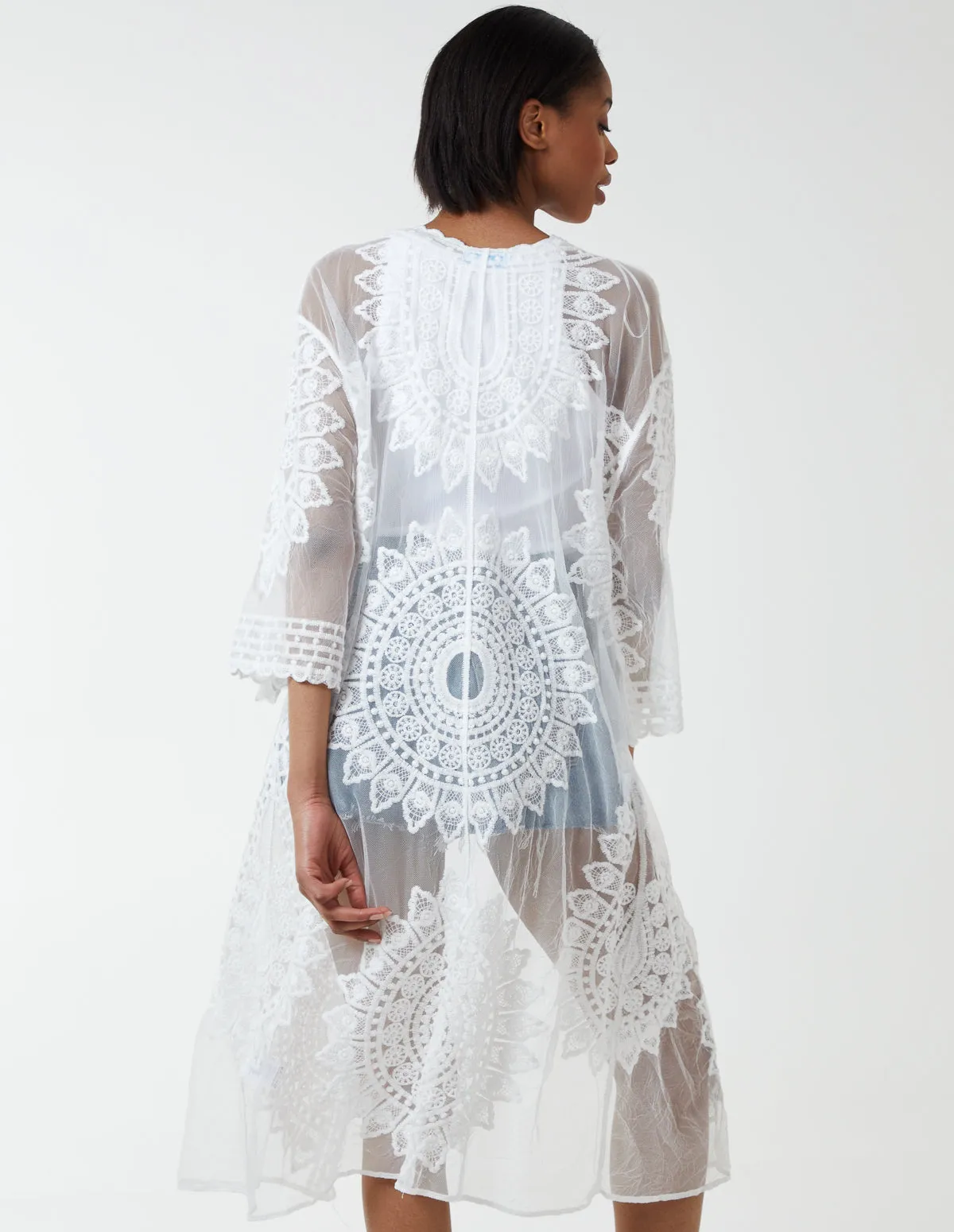 Boho Lace Kimono sold by Blue Vanilla product image thumbnail 5