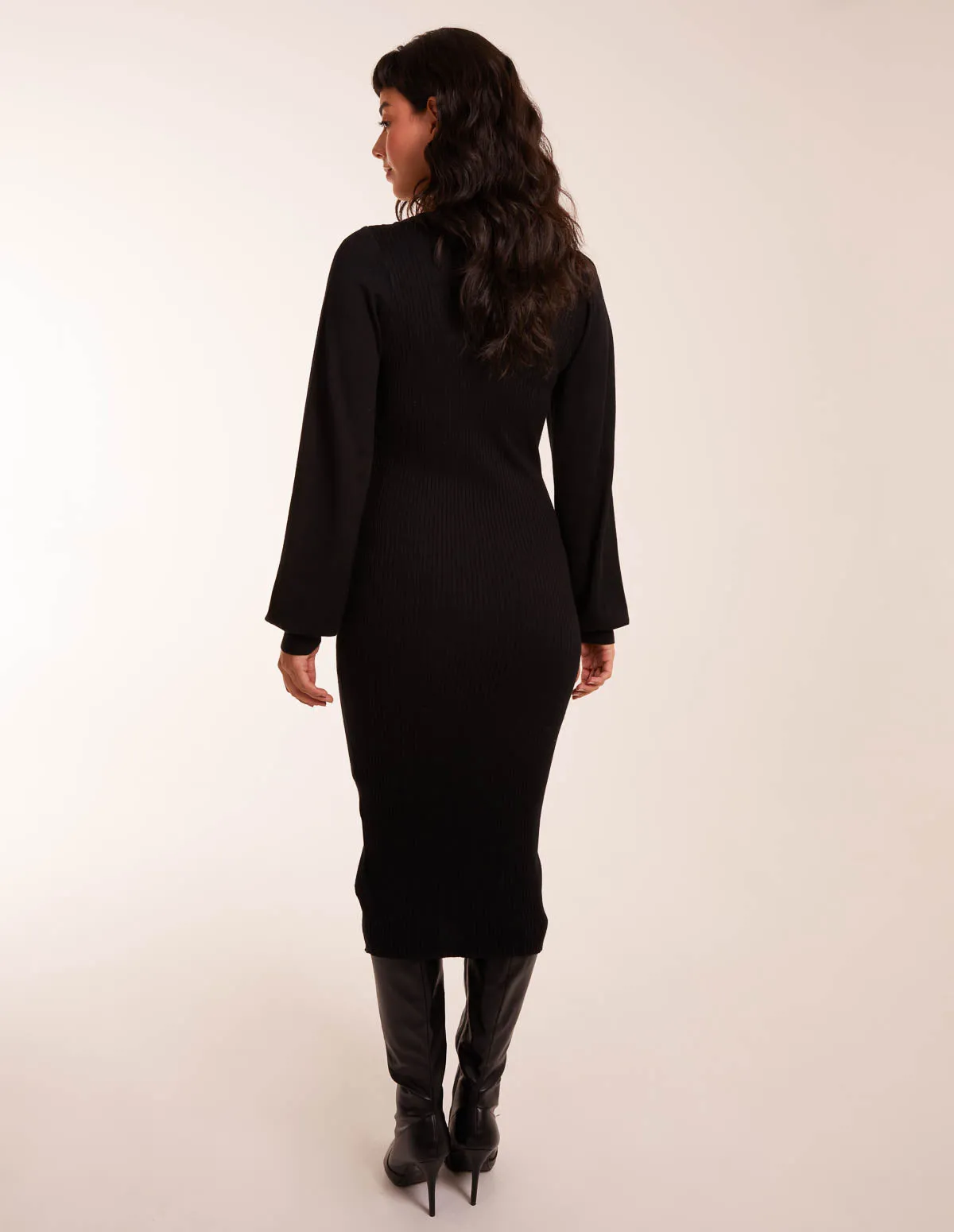 V Neck Bodycon Dress sold by Blue Vanilla product image thumbnail 5