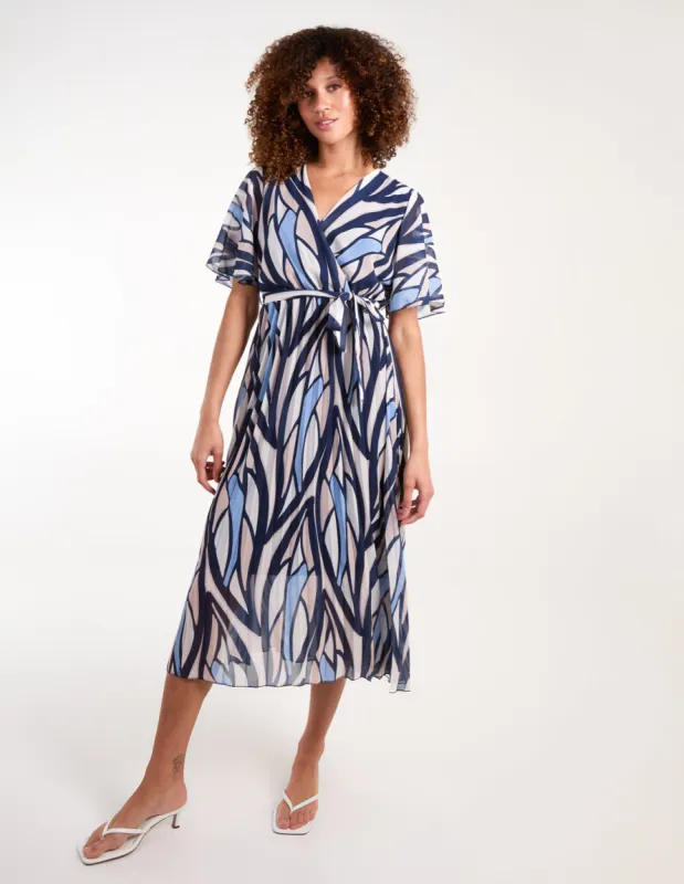 Wrap Over Pleat Dress sold by Blue Vanilla