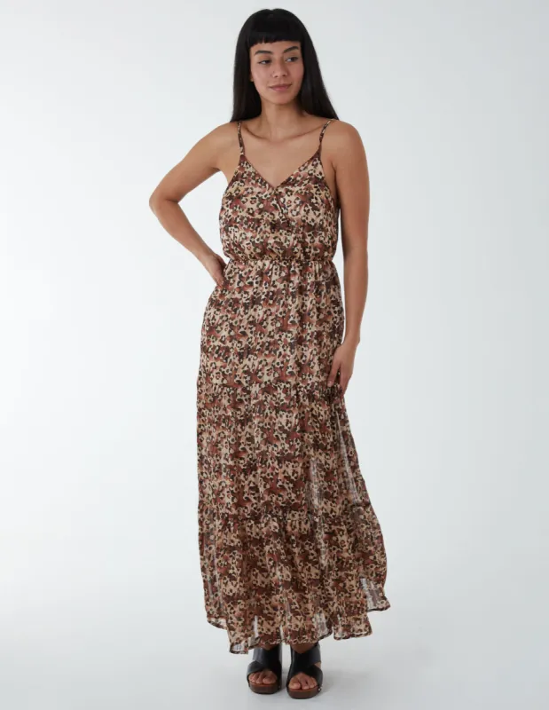 Soft Animal Print Wrap Dress sold by Blue Vanilla